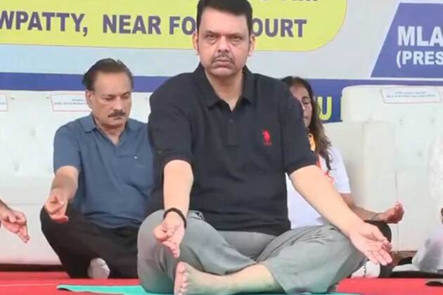 "Only Yogasana, Yoga Vidya can keep us fit": Maharashtra CM Fadnavis hails International Yoga Day, credits PM Modi for global recognition