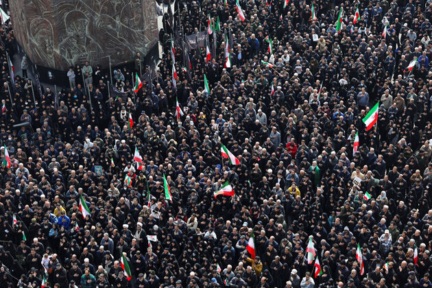 Iran: Funeral procession held for IRIS Dena sailors