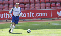 International football legends join Rudridge for sports event
