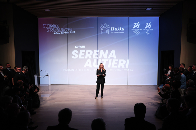 (SP)JAPAN-OSAKA-MILANO CORTINA 2026-TORCH-UNVEILING CEREMONY