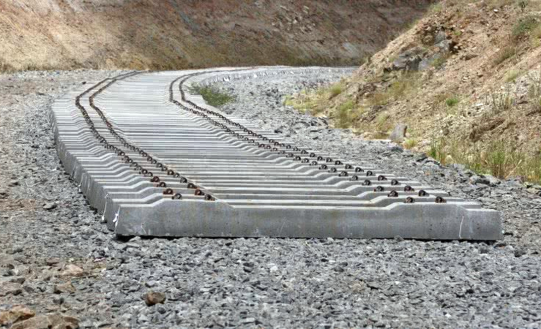 Obras de construção da Fiol ferrovia oeste-leste Bamin