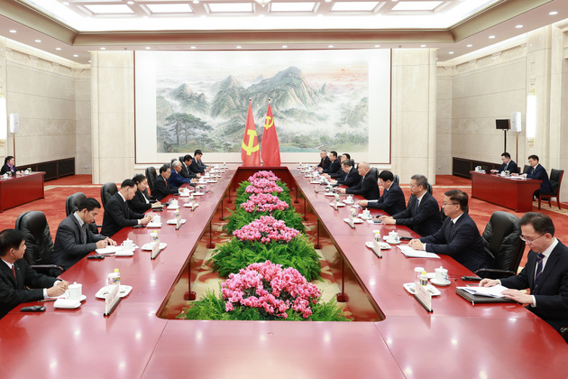 CHINA-BEIJING-CAI QI-LAO DELEGATION-MEETING (CN)