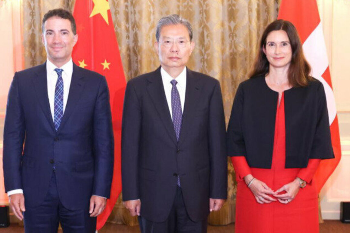 China's top legislator urges deeper partnership with Switzerland