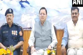 Uttarakhand CM Dhami participates in flag-off program of NDRF's mountaineering expedition 'Shaurya'