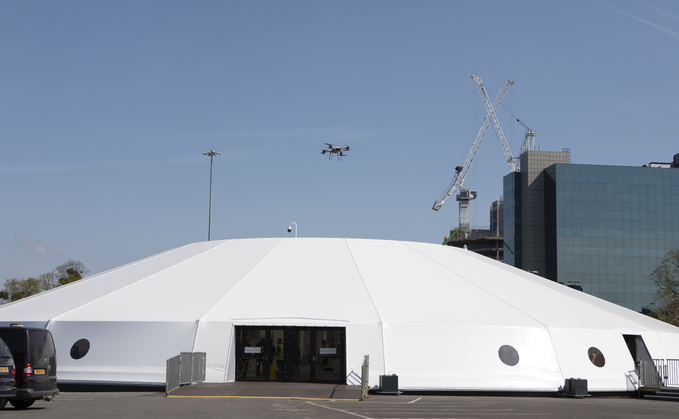 The temporary 'Air One' take off and landing structure in Coventry | Credit: Urban-Air Ports