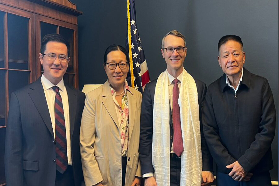 Sikyong Penpa Tsering meets US lawmakers at Capitol Hill to discuss Dalai Lama's succession