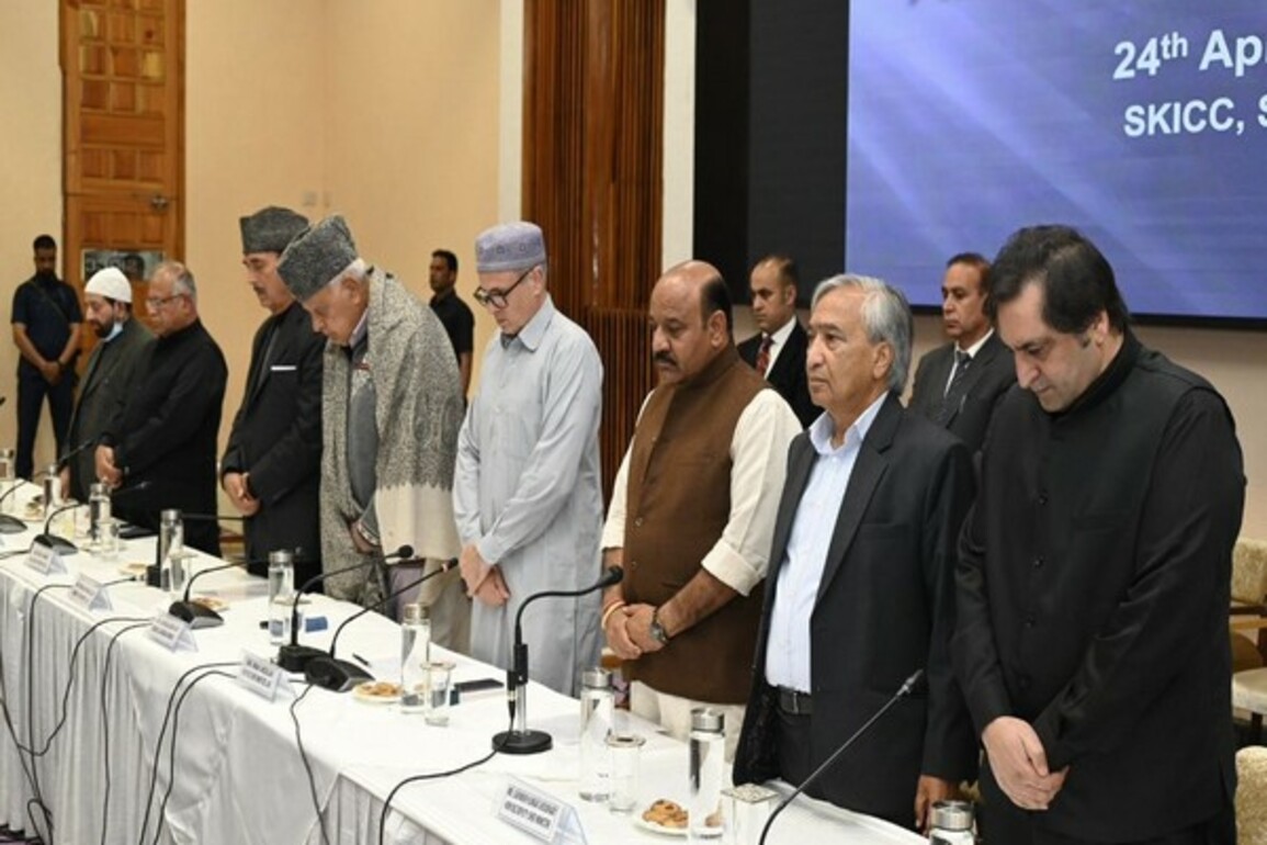 Two-minute silence for Pahalgam victims observed at JK all-party meeting, PDP calls attack 'shocking'