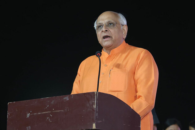 Gujarat CM Patel participates in Bihar Foundation Day, Holi Milan fest organised by Bihari Samaj Seva Trust in Ahmedabad