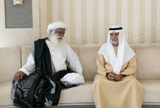 Nahyan bin Mubarak receives Sadhguru, commends his role in promoting tolerance, global sustainability