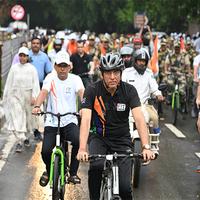 Mansukh Mandaviya leads 'Sundays on Cycle' honouring Kargil heroes; CAPF takes lead across India