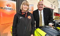 Blood bikes hit the road thanks to Russell Roof Tiles 