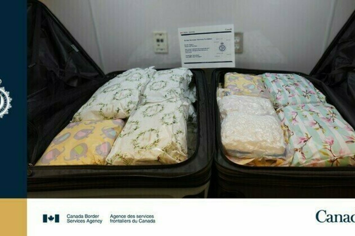 CBSA officers seize 29 kg of methamphetamine from a traveller at Vancouver International Airport leading to criminal charges