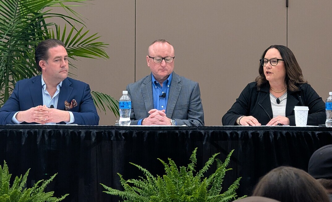 From left: Kip Heidenberg, Brian Bieller, and Megan Tanel