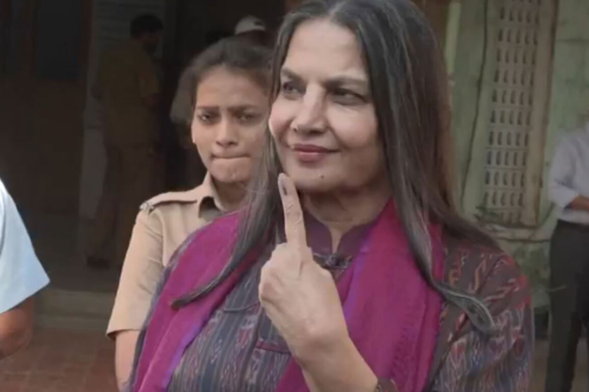 "Right to vote comes with a responsibility," says Shabana Azmi