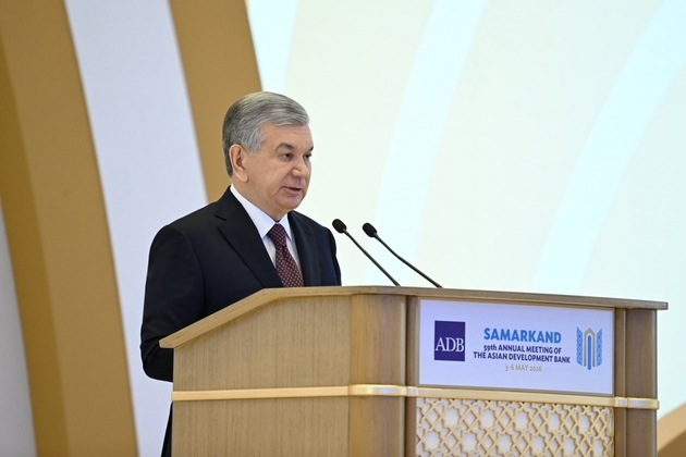 UZBEKISTAN-SAMARKAND-ADB-ANNUAL MEETING-OPENING SESSION