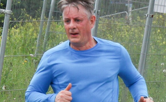 YellowTail Financial Planning founder Dennis Hall competing at a local parkrun event.