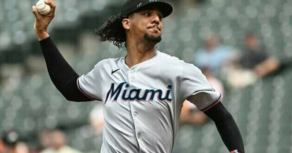Eury Perez looks to continue stellar July as Marlins host Padres
