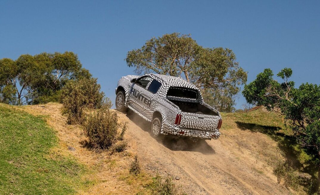 The new JAC Hunter PHEV ute is being thoroughly tested in Australian conditions. 