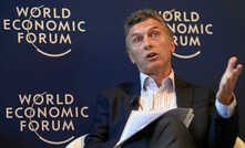 Mauricio Macri is currently courting investment at the World Economic Forum in Davos (photo: World Economic Forum)