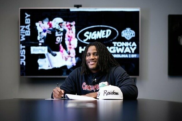 Raiders sign fourth-round pick DT Tonka Hemingway