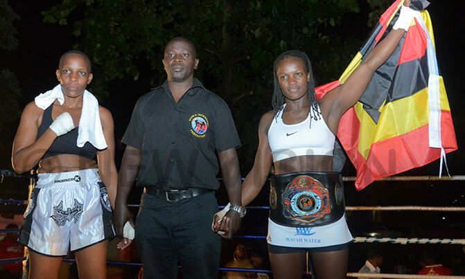 Uganda's kick boxer Apolot beats Kenyan Uganda's kick boxer Apolot beats Kenyan