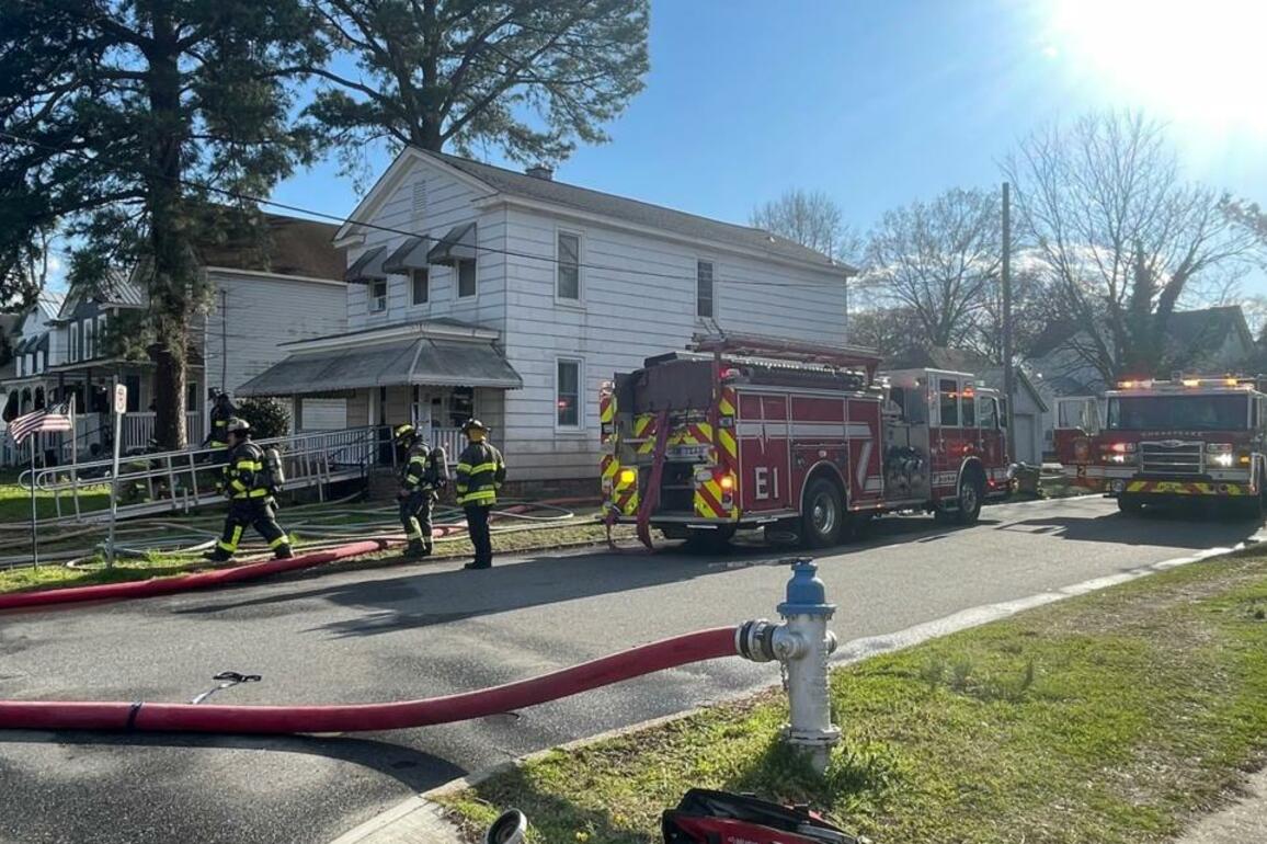 Accidental fire leaves Chesapeake residents seeking shelter