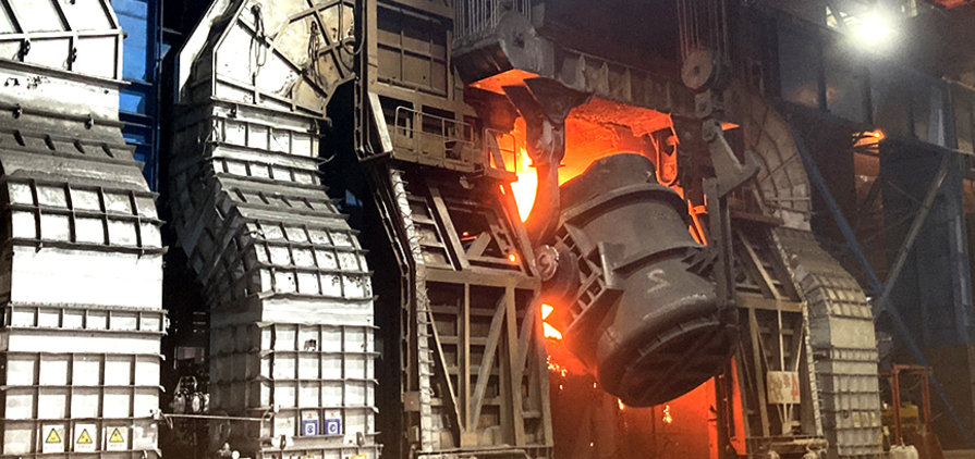 Produção de aço na China