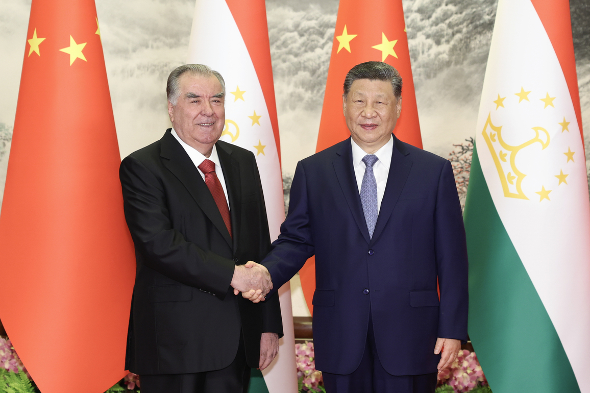 CHINA-BEIJING-XI JINPING-TAJIK PRESIDENT-TALKS (CN)