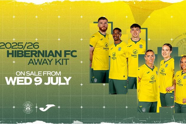 Hibernian FC - 2025-26 Away Kit On Sale Now!