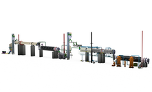 An illustration of the calcining and acid roasting line equipment.