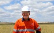  Queensland Resources Council CEO Ian Macfarlane at a rehabilitated mine site area at New Hope's New Acland operation in Queensland.
