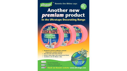 Ultratape's newly launched SENSITIVE MASKING TAPE 