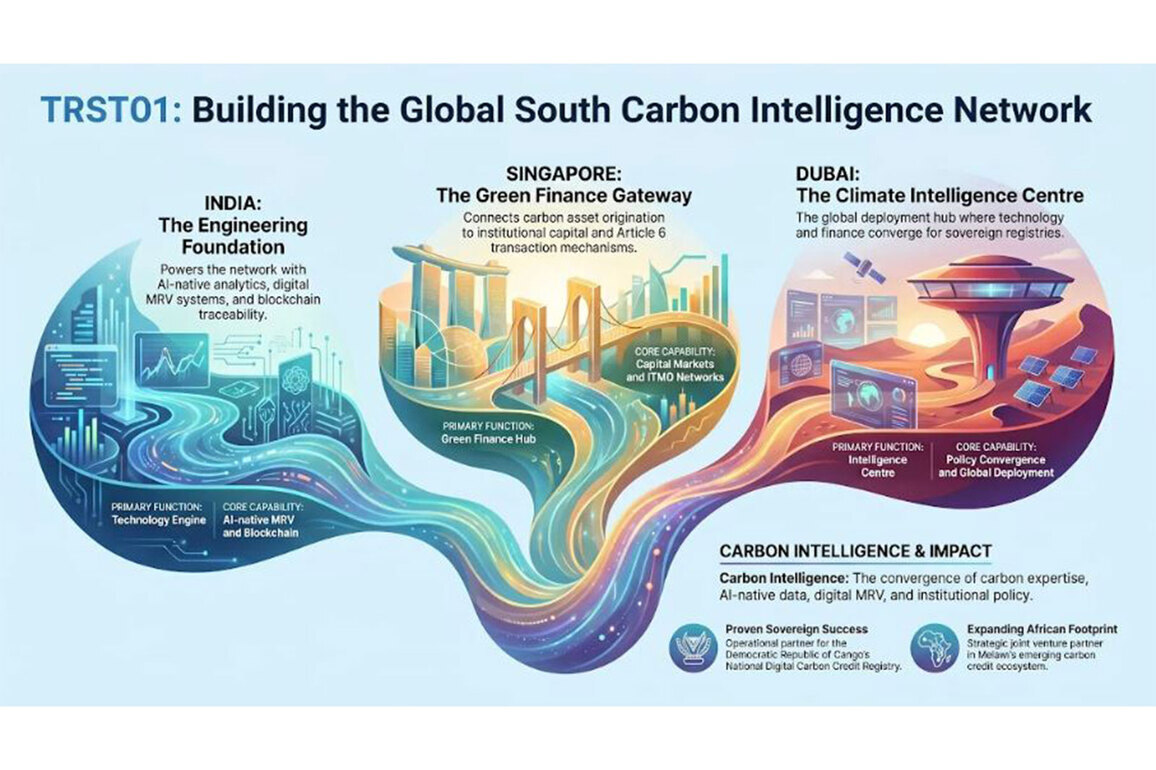 TRST01 Unveils AI native Carbon Intelligence Platform Across India, Singapore and the Gulf for the Global South
