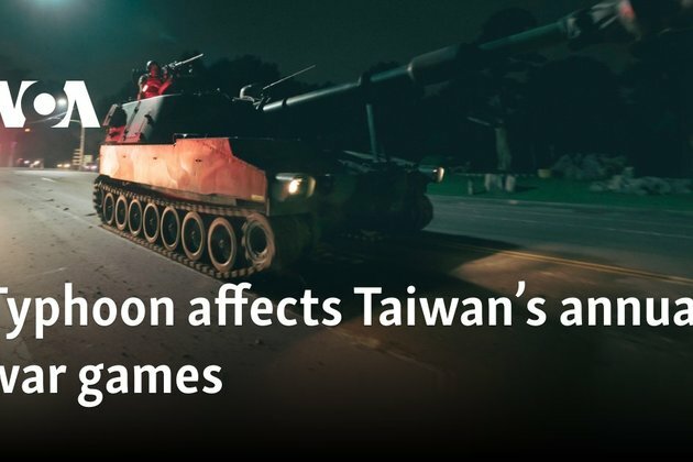 Typhoon affects Taiwan&#039;s annual war games
