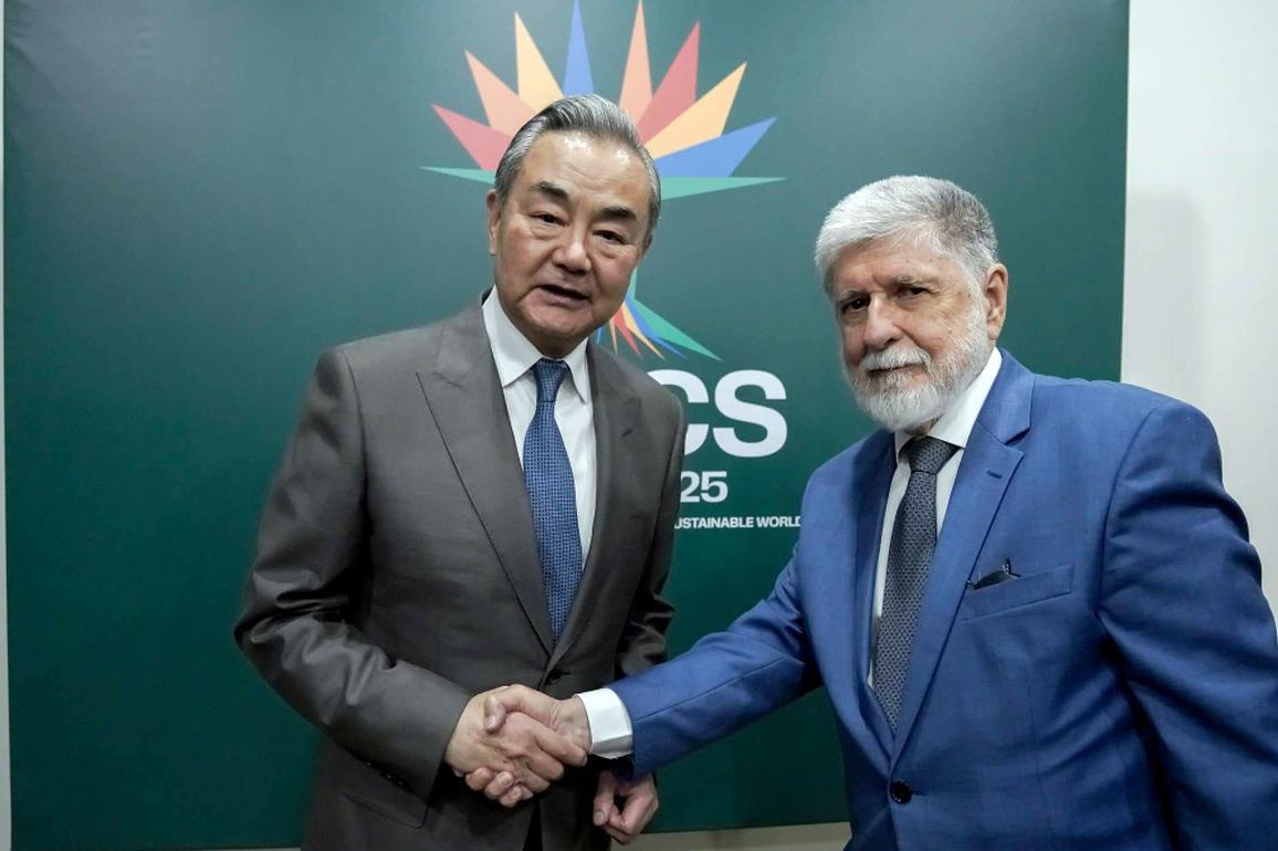 BRAZIL-BRASILIA-CHINA-WANG YI-MEETING