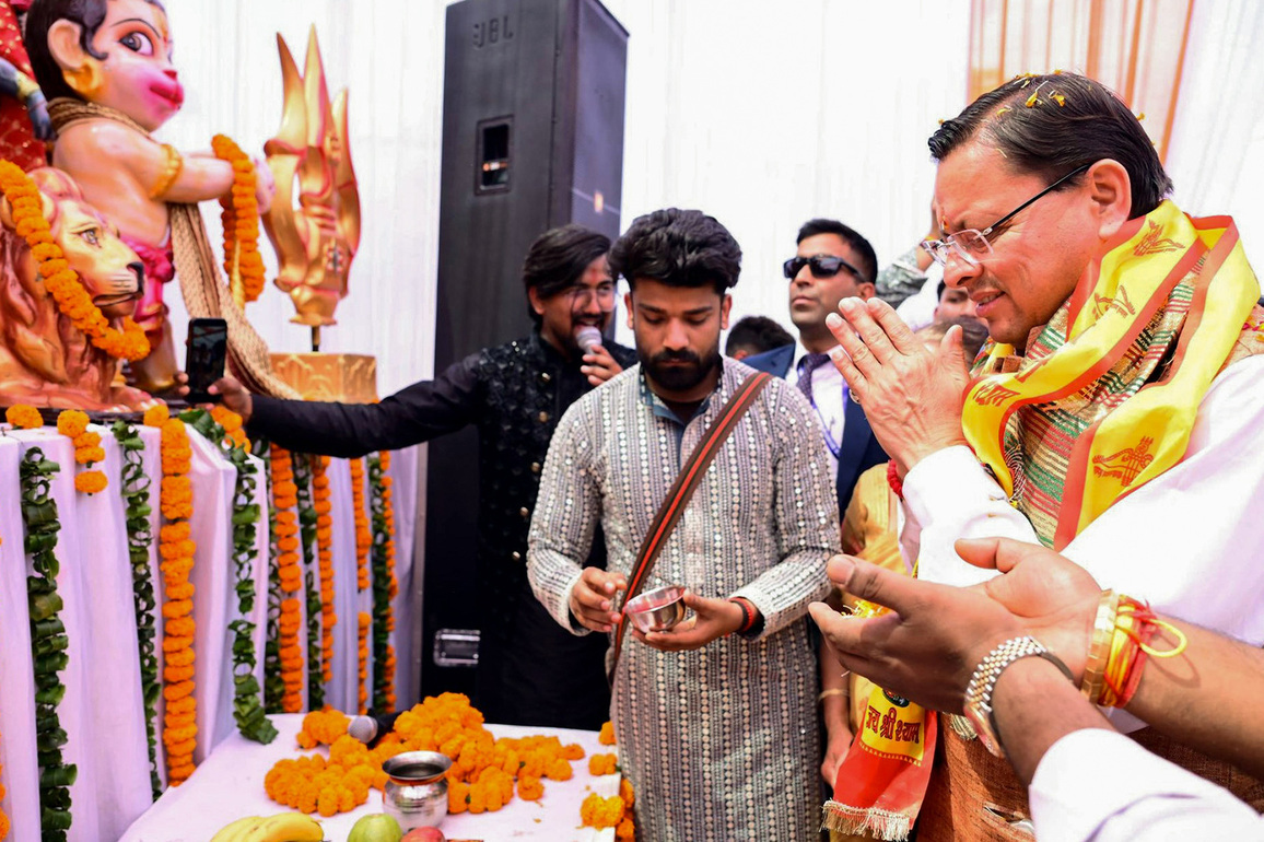 Uttarakhand CM Pushkar Singh Dhami extends wishes on Hanuman Jayanti