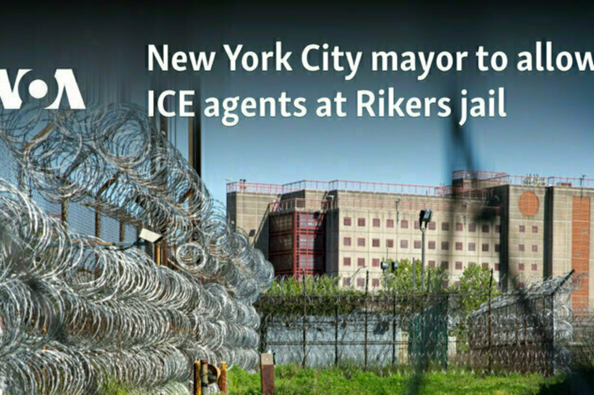 New York City mayor to allow ICE agents at Rikers jail 