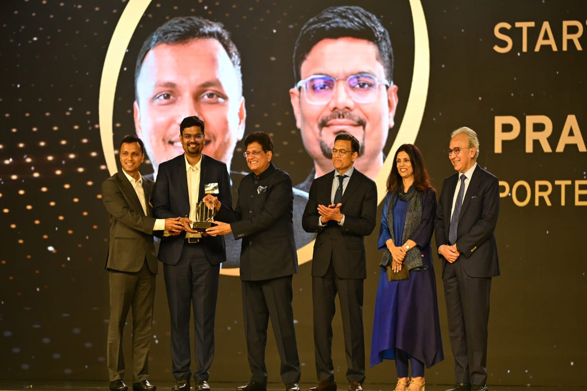 'Porter' founders Pranav Goel and Uttam Digga awarded EY Entrepreneur Of The Year 2025 in the Start-up Category