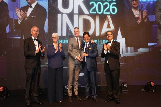 Piyush Goyal wins award for "Exceptional Leadership in Elevating UK-India Relations" at Annual UK-India Awards 2026
