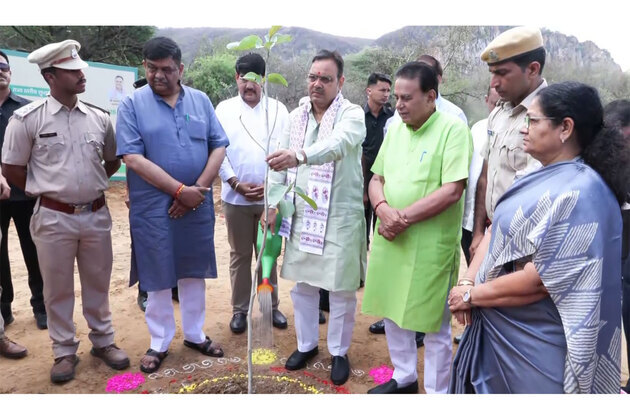 Rajasthan CM Bhajanlal Sharma participates in plantation drive 'Ek Ped Maa Ke Naam'