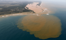 Pollution plume from Fundao dam failure in 2025.