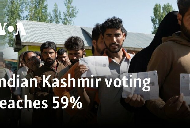 Indian Kashmir voting reaches 59%