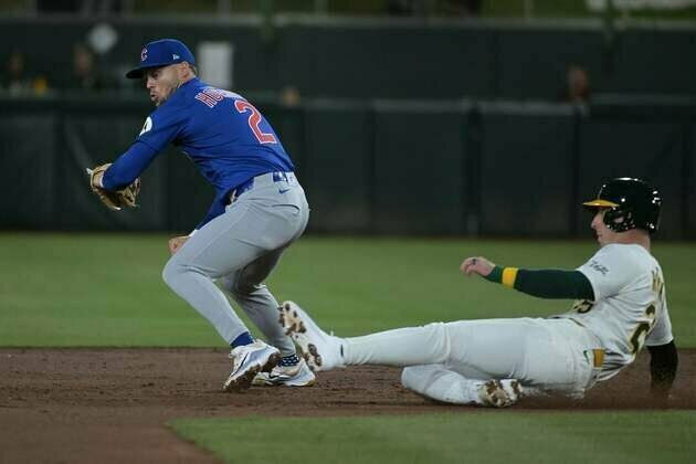 Cubs outlast Athletics after back-and-forth early innings