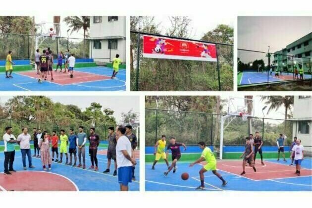 CFTI and BookASmile build a Basketball Court for youth from underprivileged communities in Maharashtra