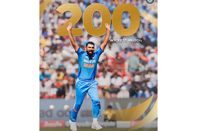 Shami completes 200 ODI wickets, becomes India's ICC ODI events top wicket-taker