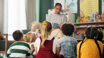 School children in class