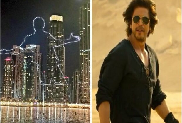 Stunning drone show lights up Dubai with SRK's signature pose