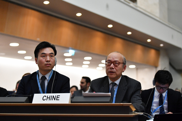 SWITZERLAND-GENEVA-UN-PALESTINIAN ISSUE-CHINESE ENVOY