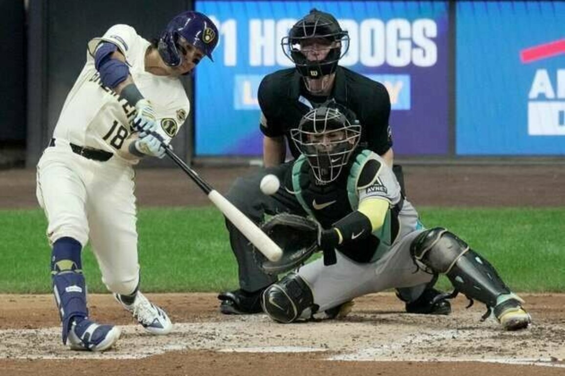 Brewers salvage blown lead with walk off over Diamondbacks