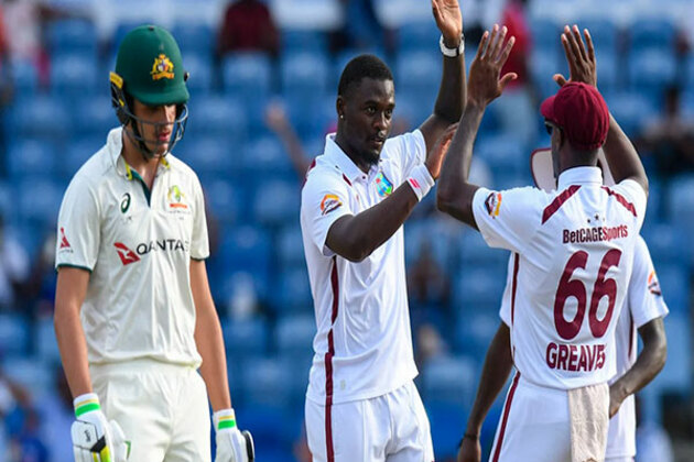 West Indies battle hard to stay in contention despite Australia's first-innings lead